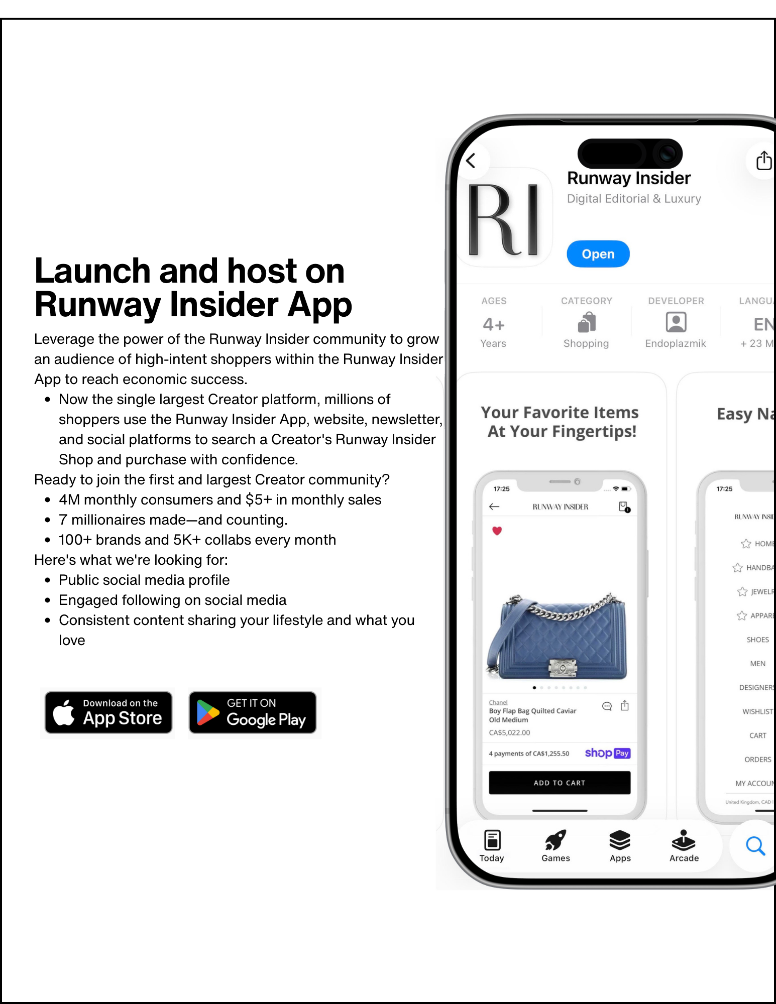 Runway Insider App